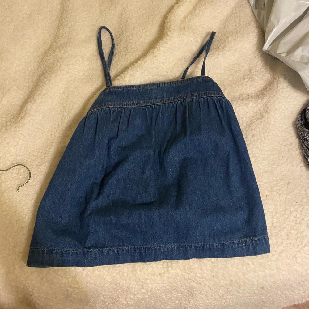Madewell denim tank